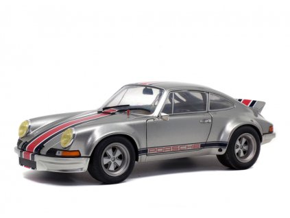 Porsche 911 RSR 1973 stříbrnošedá metalíza 1 18 Solido 1801112 01