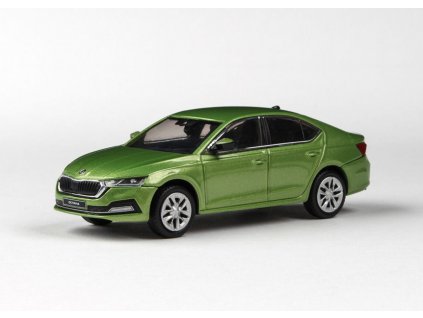 Škoda Octavia IV 2020 zelená Májová metalíza 1 43 Abrex 143ABS 036QS 01