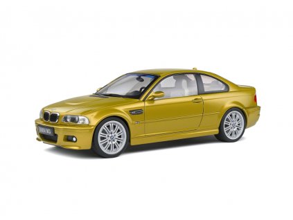BMW E46 M3 Coupé 2000 žlutá Phoenix 1 18 Solido 1806501 01