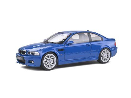 BMW E46 M3 Coupé 2000 modrá Laguna 1 18 Solido 1806502 01