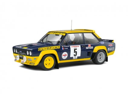 Fiat 131 Abarth #5 Winner Rallye Tour de Corse 1977 1 18 Solido 1806003 01