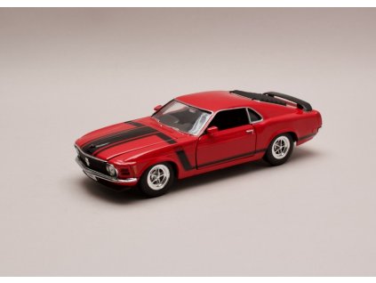 Ford Mustang Boss 302 1970 červená 1 24 Welly 22088 01
