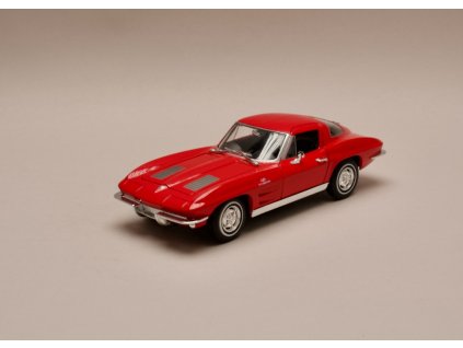 Chevrolet Corvette Sting Ray C2 1963 červená 1 24 Welly 24073 01