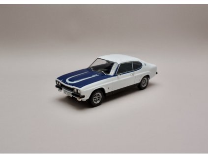 Ford Capri MK I RS 2600 1973 bílo modrá 1 18 MCG 18294 01