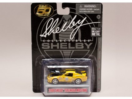 Shelby Mustang Terlingua 2008 #8 žlutá černá 1 64 Shelby Collectibles 01121S 01