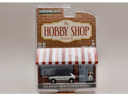 Volkswagen Golf MK1 Gti + figurka %22řidič závodního vozu%22 1 64 Greenlight 97110C 01