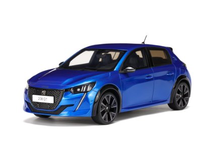 Peugeot 208 GT 2020 modrá vertigo %22resin model %22 1 18 OttOmobile OT392 01
