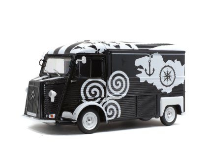 Citroen Type HY 1969 %22Breizh%22 bílo černá 1 18 Solido 1804812 01