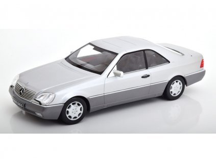 Mercedes Benz 600 SEC C140 1992 stříbrná 1 18 KK scale 180342 01