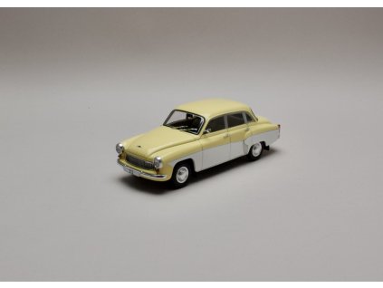 Wartburg 312 žluto bílá 1 24 WhiteBox 124144 01
