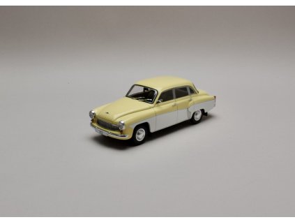 Wartburg 312 žluto bílá 1 24 WhiteBox 124144 01