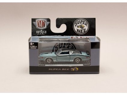 Dodge Charger Super Bee 1971 tyrkysová 1 64 M2 Machines 32600 R58 01