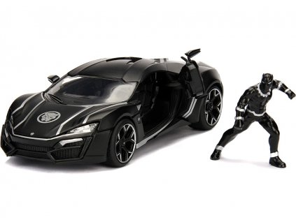 Lykan Hypersport 2017 + figurka %22Black Panther%22 1 24 Jada Toys 99723 01