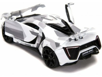 Lykan Hypersport 2017 camouflage barvy bílo šedá 1 24 Jada Toys 32273 04