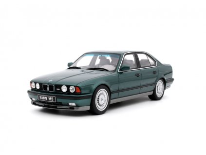 BMW M5 E34 %22Cecotto%22 1991 zelená %22resin model %22 1 18 OttOmobile OT968 01