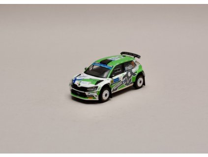 Škoda Fabia Rally 2 EVO #27 Rallye Estonsko 2022 1 43 IXO RAM862A.22 01