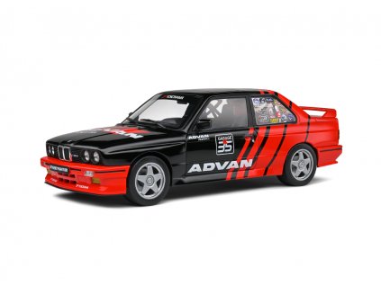 BMW M3 E30 1990 Advan Drift Team 1 18 Solido 1801521 01