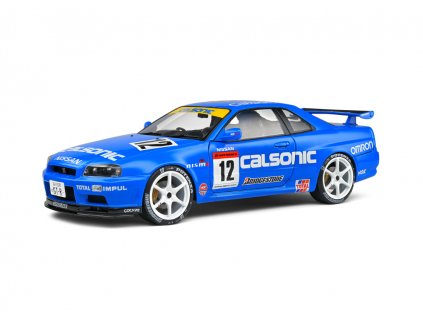 Nissan GT R (R34) #12 Streetfighter Calsonic Tribute – 2000 1 18 Solido 1804307 01