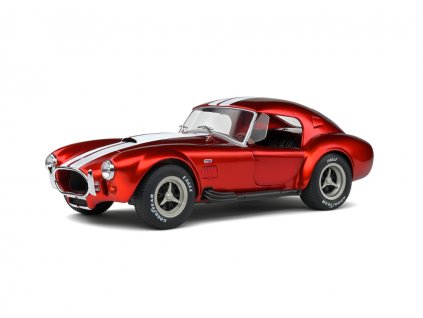 Shelby Cobra 427 MK2 1965 červená metal + nasazovací střecha 1 18 Solido 1804909 01