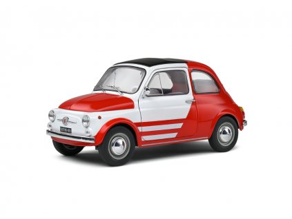 Fiat 500 Robe Di Kappa 1965 bílo červená 1 18 Solido 1801408 01