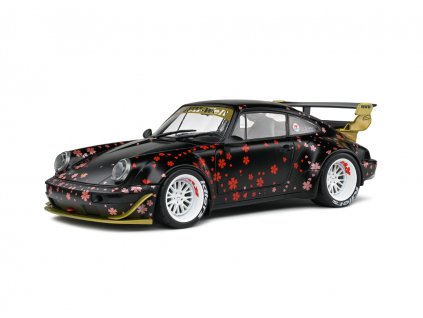 Porsche 911 (964) RWB Aoki 2021 černá 1 18 Solido 1807507 01