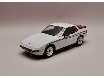 Porsche 924 Martini 1985 bílo červená 1 18 KK scale 180722 01