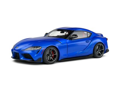 Toyota GR Supra 2021 metalíza modrá Horizon 1 18 Solido 1809003 01