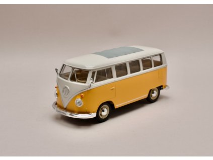 VW Volkswagen Bus T1 1963 žluto bílá 1 24 Welly 22095 01