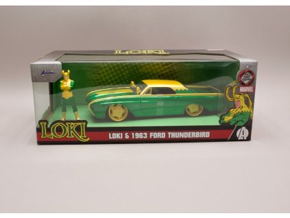 Ford Thunderbird 1963 + figurka %22Loki%22 1 24 Jada Toys 253225026 33357 01