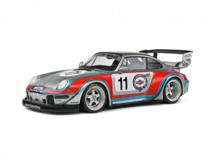 Porsche 911 (993) #11 RWB Bodykit 2020 Kamiwaza Racing %22Martini%22 1 18 Solido S 1807507 01