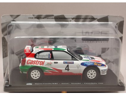 Toyota Corolla WRC #4 Winner China Rallye 1999 1 24 WhiteBox 24RVQ42 01