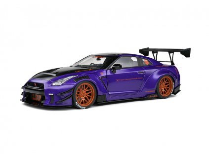 Nissan GT R (R35) Liberty Walk Body Kit Type 2 2022 %22Purplezilla%22 1 18 Solido 1805812 01