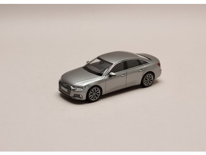 Audi A6 2018 šedá metalíza Taifun 1 43 I scale Audi Collection 5011806131 01