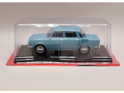 Škoda 100 L 1974 světle modrá 1 24 Champion Hachette G1409001 01
