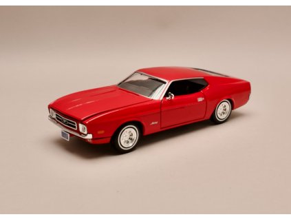 Ford Mustang Sportroof 1971 červená 1 24 Motor Max 73327 01