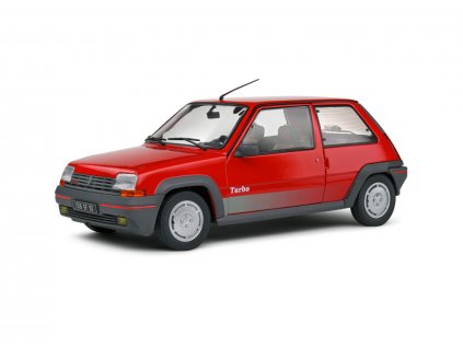 Renault 5 GT Turbo MK1 1985 červená 1 18 Solido 1810001 01