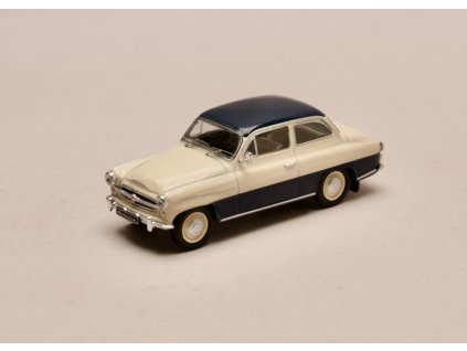 Škoda Octavia 1959 béžová tmavě modrá 1 43 Abrex CLC545N.22 01