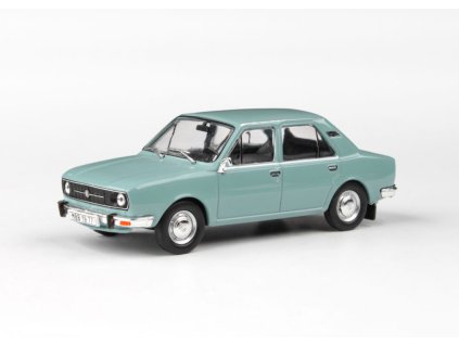Škoda 105L 1977 úžovka šedomodrá 1 43 Abrex 143ABS 723MG 01