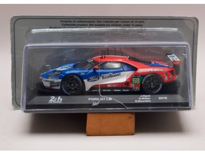 Ford GTLM #68 24h Le Mans 2016 vítěz třídy LMGTE Pro 1 43 Champion (poškozená plastová krabička) ALA0011 Spalm 01