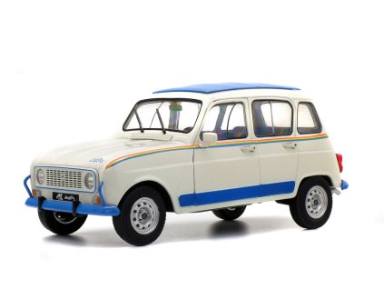 Renault 4L GTL Jogging 1981 bílo modrá 1 18 Solido 1800105 01