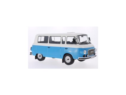 Barkas B 1000 minibus 1965 modro bílá 1 18 MCG 18007 01