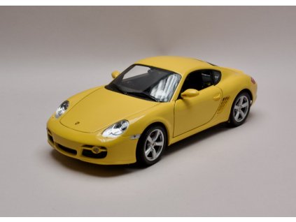 Porsche Cayman S (987c) žlutá 1 18 Welly 18008 01