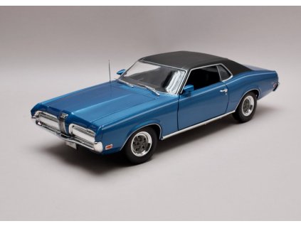 Mercury Cougar XR7 1970 modrá černá střecha 1 18 Welly 12521 01