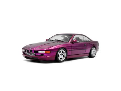 BMW 850 CSI (E31) 1991 fialová Daytona Violet 1 18 Solido 1807006 01