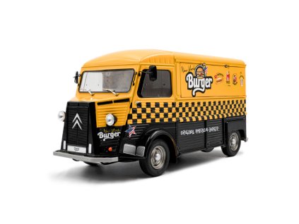 Citroen Type HY 1969 %22NYC Burger%22 žluto černá 1 18 Solido 1804820 01