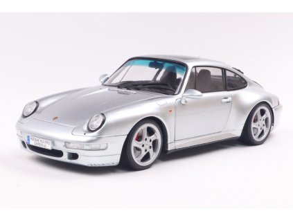Porsche 911 (993) 4S 1996 stříbrná Polar 1 18 Solido 1810103 01