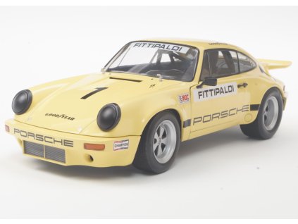 Porsche 911 IROC #1 Fittipaldi 1974 žlutá 1 18 Solido 1810703 01