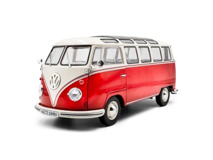 Volkswagen T1 Samba 1962 červeno bílá 1 18 Solido 1813402 01