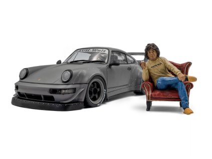 Porsche 911 (964) RWB Rauh Welt Bodykit 2024 + figurka Akiry Nakaiho 1 18 Solido 1807517 01