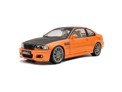 BMW M3 E46 Coupe Solido Works 2000 oranžovo černá 1 18 Solido 1806509 01